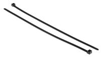 111-12060-t120re-pa66w-bk HellermannTyton Cable Tie, 380mm x 7.6 mm, Black Polyamide 6.6 (PA66), Pk-100