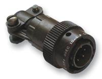 85106ec106p50 Souriau Sunbank by Eaton, 851, Copper Alloy 6 Way Cable Mount MIL Spec Circular Connector Plug, Pin Contacts,Shell Size