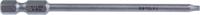 05060186001 Wera Torx Screwdriver Bit, TX 10 Tip, 1/4 in Drive, Hexagon Drive, 89 mm Overall