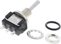 mte-106-g KNITTER-SWITCH Toggle Switch, Panel Mount, (On)-Off-(On), SPDT, Solder Terminal