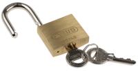 xr006040k1 ABUS Key Weatherproof Brass, Steel Padlock, Keyed Alike, 6mm Shackle, 40mm Body