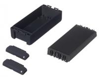 96034124-b-180806-abs-7024 Bopla Bocube Series Graphite Grey ABS Enclosure, IP66, IP68, Graphite Grey Lid, 191 x 80 x 60mm