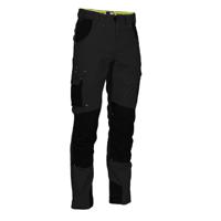 1204-n-40 Nine worths ADAM Men's Black 2% Anti-Static Fibre, 33% Cotton, 65% Polyester, Size 40 Waist Size 82 cm W 112cm L