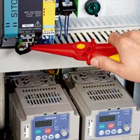 98-62-02 Knipex Long Nose Pliers, 220 mm Overall, Straight Tip, VDE/1000V