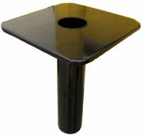 204-1775 RS PRO Black Steel Barrier Base