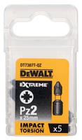 dt7387t-qz DeWALT Pozidriv Screwdriver Bit, PZ2 Tip
