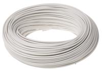 49105 Lapp ÖLFLEX HEAT Series White 0.75 mm² Hook Up Wire, 18 AWG, 19/0.25 mm, 100m, Silicone Insulation,