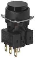 a16-tbm-1 Omron A16 Series Push Button, Momentary, Panel Mount, 16mm Cutout, SPDT, IP40