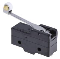a-20gv2-b Omron A Series Hinge Roller Lever Limit Switch, NO/NC, IP00, SPDT, 500V ac Max, 20A Max