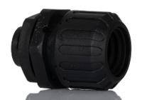 pf16m16abl Adaptaflex Straight, Conduit Fitting, 16mm Nominal Size, M16, Nylon 66, Black IP67 rating