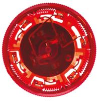 64110000 Werma 641 Series Red Steady Effect Beacon Unit, 12 → 230 V ac/dc, Filament Bulb, AC, DC, IP65
