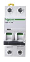 a9f94210 Schneider Electric Acti 9 iC60L MCB, 2P, 10A Curve C, 100 → 130V AC, 12 → 144V DC, 10 kA Breaking Capacity
