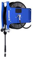 dmo-1020cs PREVOST Wall Mounted 20m Air Hose Reel, 10mm Inner Diameter, 17mm Outer Diameter, 660L/min Flow Rate
