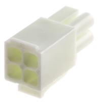 elp-04nv JST, EL Male Connector Housing, 4 Way, 2 Row