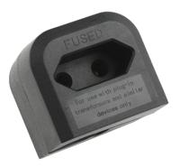 bca-bk-3a PowerConnections Europe to UK Mains Connector Converter, Rated At 2.5A
