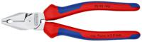 02-05-180 Knipex Combination Pliers, 190 mm Overall, Straight Tip