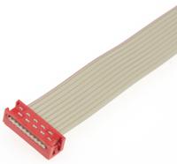 1483353-3 TE Connectivity MICRO-MATCH Series Flat Ribbon Cable Assembly, 10-Way, 250mm Length, Micro-MaTch IDC to Micro-MaTch IDC