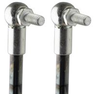 swv1080800026 Camloc Steel Gas Strut, with Ball & Socket Joint, End Joint, 545.0mm Extended Length, 250.0mm Stroke Length