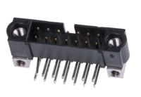 m80-5401442 HARWIN Datamate J-Tek Series Right Angle Through Hole PCB Header, 14 Contact(s), 2 mm Pitch, 2 Row, Shrouded