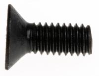 281-423 RS PRO Black, Self-Colour Steel Hex Socket Countersunk Screw, DIN 7991, M4 x 10mm