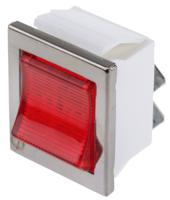 c1353venac Arcolectric (Bulgin) Ltd Illuminated DPST, On-Off Rocker Switch Panel Mount