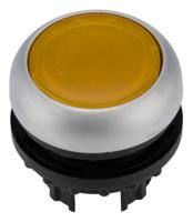 216950-m22-drl-y Eaton RMQ Titan M22 Series Yellow Maintained Push Button, 22mm Cutout, IP67