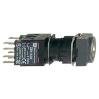 xb6cgh5b Schneider Electric Key Switch Selector Switch - (1 NO + 1 NC) 16mm Cutout Diameter 3 Positions