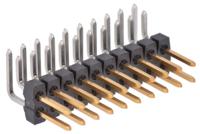 90122-0770 Molex C-Grid III Series Right Angle Through Hole Pin Header, 20 Contact(s), 2.54 mm Pitch, 2 Row, Unshrouded
