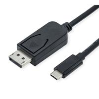 11045835-10 Roline USB C to DisplayPort Adapter Cable, USB 3.1, 1 Supported Display(s) - 7680 x 4320