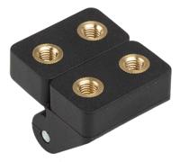 702-7835 RS PRO Nylon Butt Hinge, Screw Fixing, 30mm x 30mm x 25mm