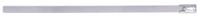 123-5036 RS PRO Cable Tie, Roller Ball, 125mm x 4.6 mm, Silver Stainless Steel, Pk-100