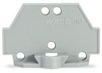 261-410 WAGO 261 Series End Plate for Use with Rail Mount Terminal Blocks