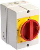 kg20t203gba283ks1v Kraus & Naimer 3P Pole Isolator Switch - 25A Maximum Current, 7.5kW Power Rating, IP66, IP67