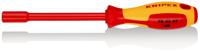 98-03-07 Knipex Hexagonal Nut Driver, 7 mm Tip, VDE/1000V, 125 mm Blade, 237 mm Overall
