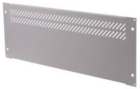 179-106 RS PRO Grey Steel Rear Panel, 4U, 84HP, Ventilated