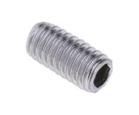 187-0686 Plain Stainless Steel Hex Socket Set M3 x 6mm Grub Screw