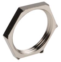52103250 Lapp Silver Nickel Plated Brass Cable Gland Locknut, PG21 Thread
