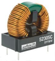 52305c Murata 3 mH Common Mode Choke, Max SRF:100MHz, 3.5A Idc, 45mΩ Rdc, 5200