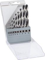2608577348 Bosch 10-Piece Twist Drill Bit Set for Metal, 10mm Max, 1mm Min, Steel Bits