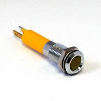 19010352 CML Innovative Technologies 1901X35X Series Yellow Panel Mount Indicator, 24V dc, 8mm Mounting Hole Size, IP67