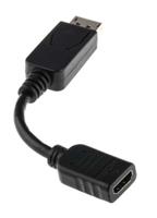 182-8793 RS PRO Male DisplayPort to Female HDMI, PVC  Cable, 1080p, 150mm