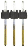 tsw-103-14-l-d Samtec TSW Series Straight Through Hole Pin Header, 6 Contact(s), 2.54 mm Pitch, 2 Row, Unshrouded