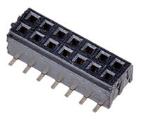 clm-107-02-l-d Samtec CLM Series Straight Surface Mount PCB Socket, 14-Contact, 2-Row, 1mm Pitch, Solder Termination