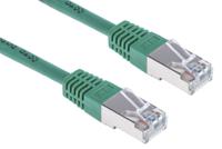 411-249 RS PRO, 3m Cat6, Green RJ45 to Male RJ45 Male, S/FTP Shielded, Terminated PVC Sheath