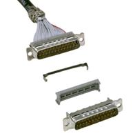 7100087820 3M 8200 9 Way Wire Mount D-sub Connector Plug, 1.384mm Pitch