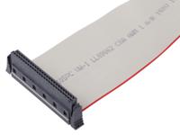 173795-173795-e ERNI Flat Ribbon Cable, 50-Way, 1.27mm Pitch, 300mm Length, AU IDC to IDC