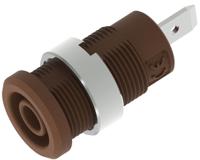 3274-i-bn Electro PJP Brown Female Banana Socket, Plug In Termination, 36A, 600 → 1000V