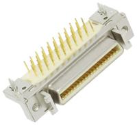 n10240-52b2pc 3M MDR 102 40 Way Right Angle Through Hole D-sub Connector Socket, 1.27mm Pitch, with Shroud & Latch Hook