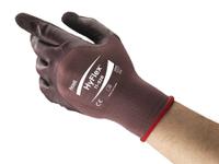11926100 Ansell 11-926 Purple Nylon Nylon Work Gloves, Size 10, Nitrile Coating