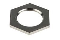 471-1401 RS PRO Silver 316 Stainless Steel Cable Gland Locknut, M25 Thread